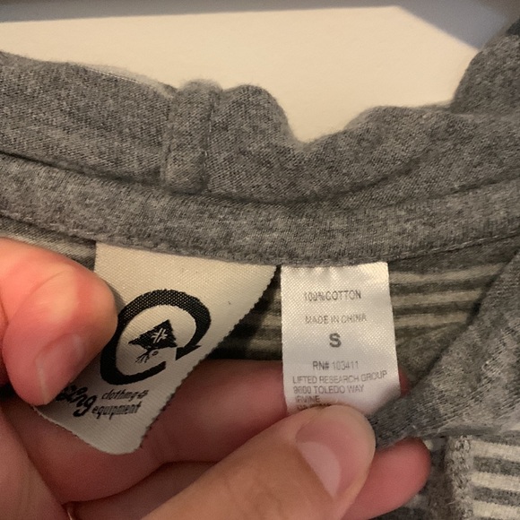 Small striped lrg hoodie - Picture 2 of 3